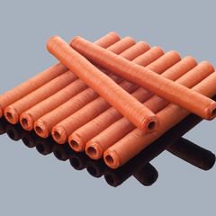 Hot Dog casings after shirring