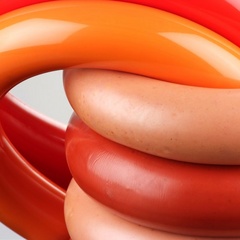 Different colors curved casings