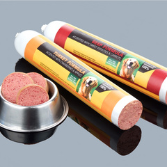 Pet food printed casings